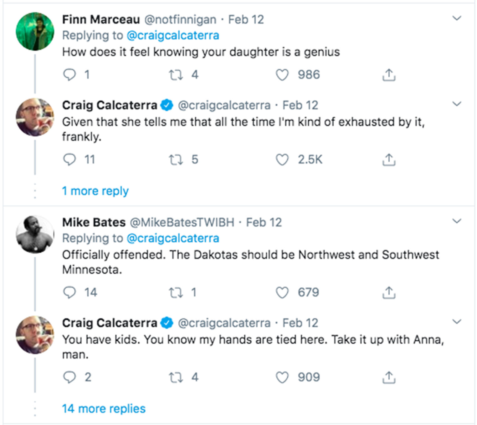 Craig Calcaterra Twitter replies